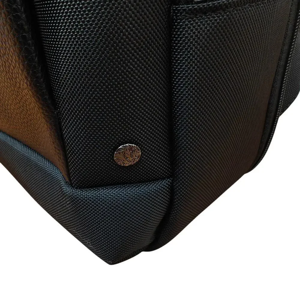 Robert Graham Backpack Solid Black Travel Commuting Padded Laptop Pocket NWT